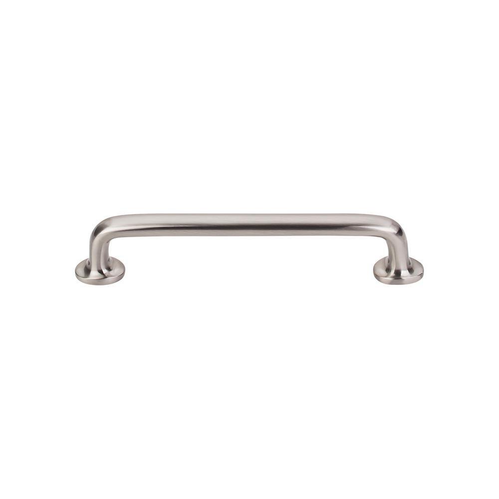 Top Knobs Brushed Satin Nickel ASPEN II RNDED PULL 6 IN 