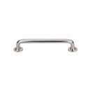 Top Knobs Brushed Satin Nickel ASPEN II RNDED PULL 6 IN 