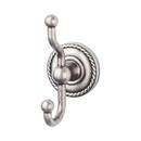 Top Knobs *CVR* *EDWARD BATH DBL HOOK ROPE BC 