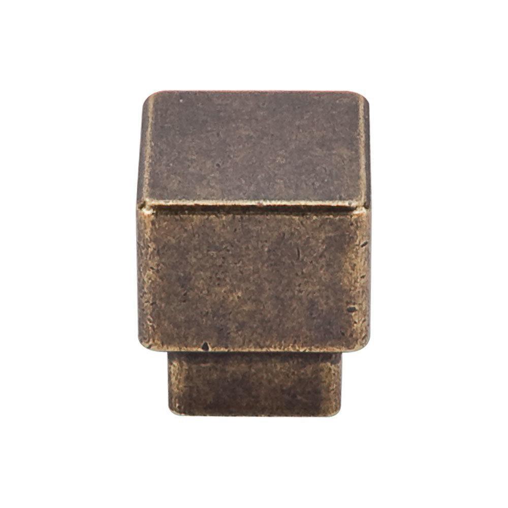 Top Knobs German Bronze Zinc Alloy Square Tapered Medium Knob 
