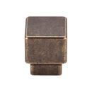 Top Knobs German Bronze Zinc Alloy Square Tapered Medium Knob 