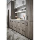 Top Knobs Flat Black 5-1/2 in. Tapered Cabinet Bar Pull 