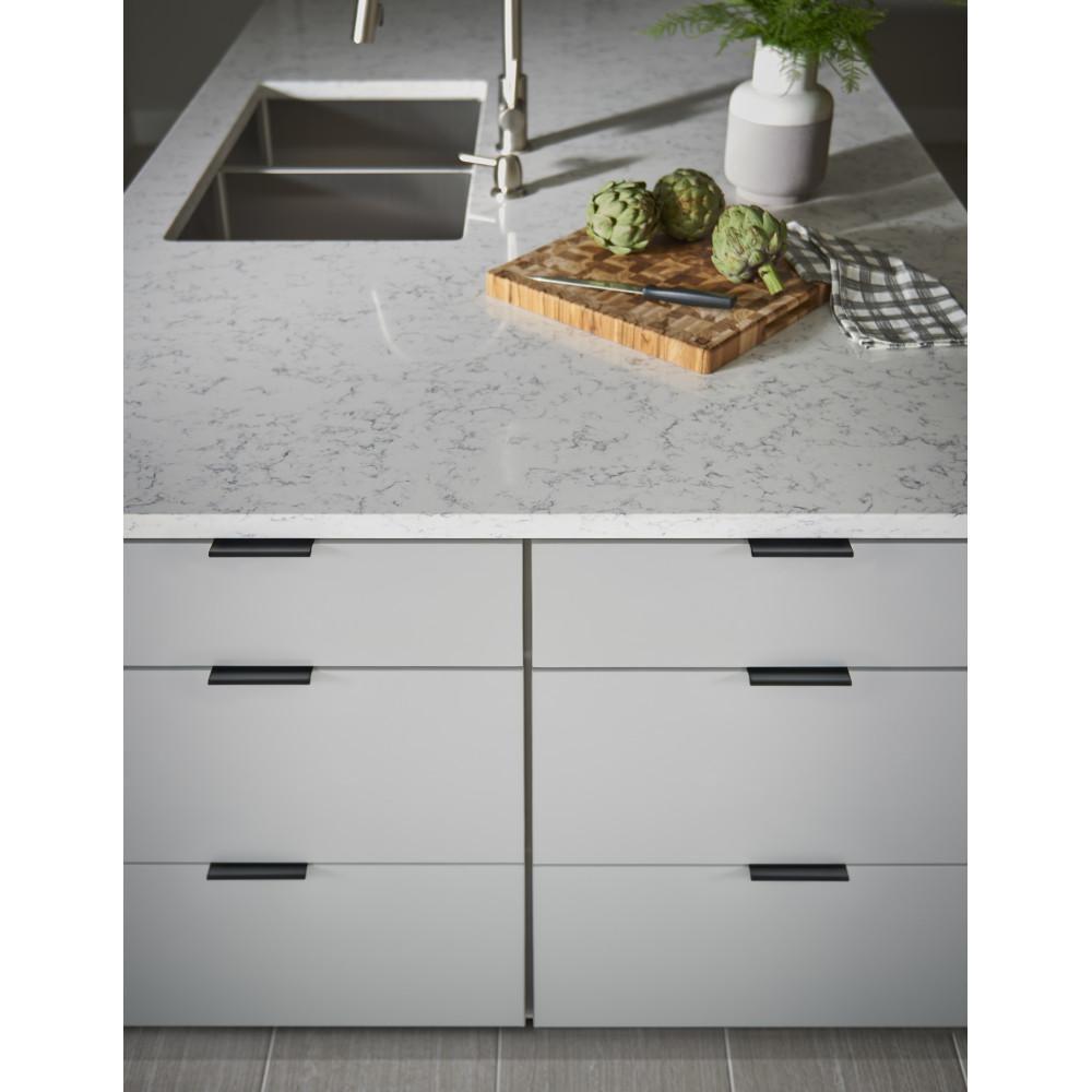 6 in. Europa Tab Pull in Polished Chrome 