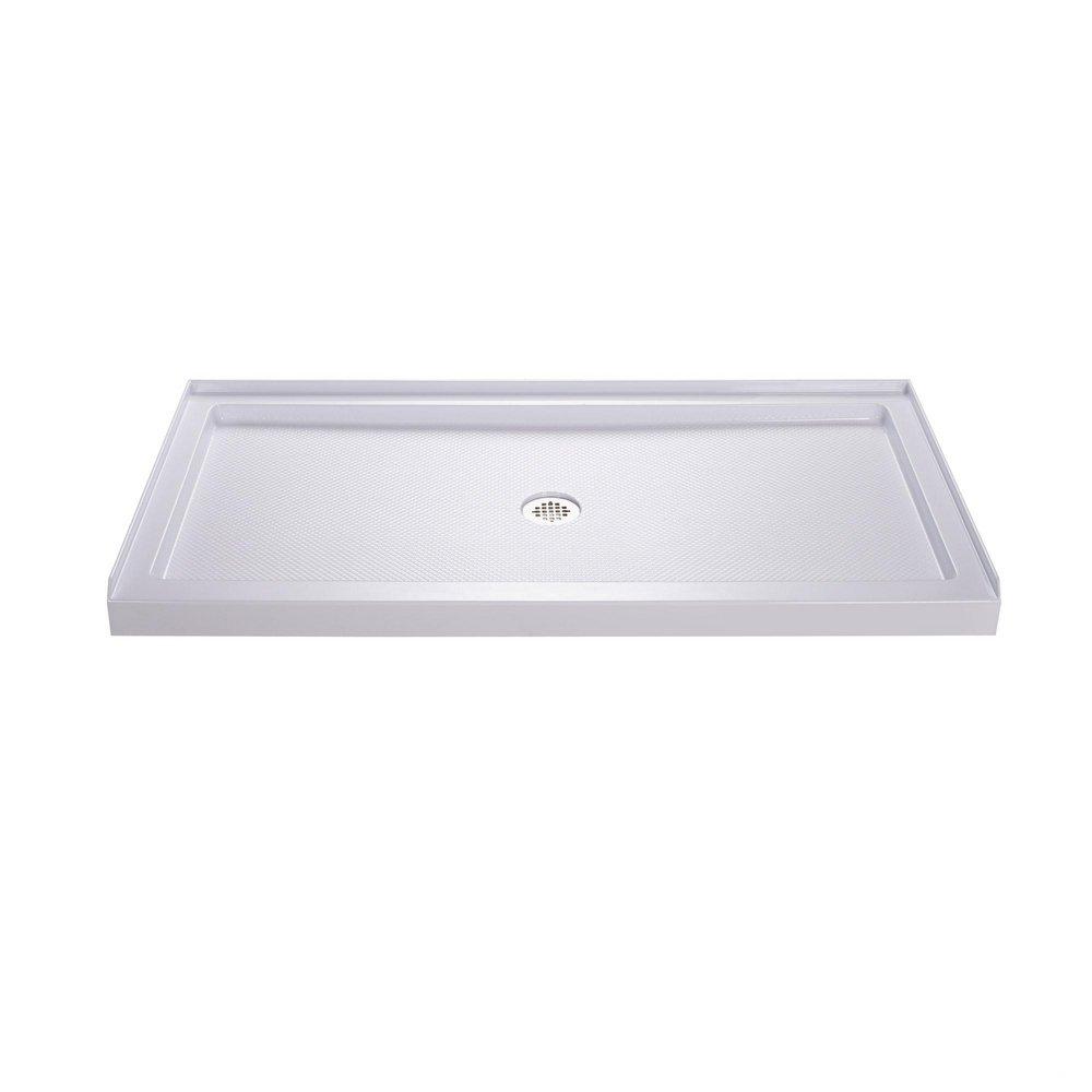 DreamLine White 32 in. Rectangle Shower Base 