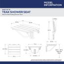 DreamLine Chrome Shower Seat 