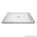 48 in. x 36 in. Shower Base with Center Drain in White