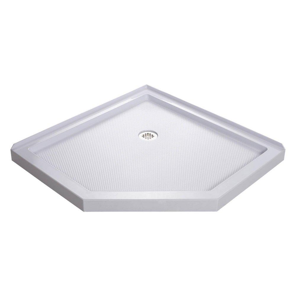 DreamLine White 36 in. Neo-angle Shower Base 