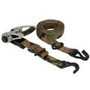 Ratchet Tie-Down Motorcycle Strap or Rubber Handle in Camo and Green 4 Pack