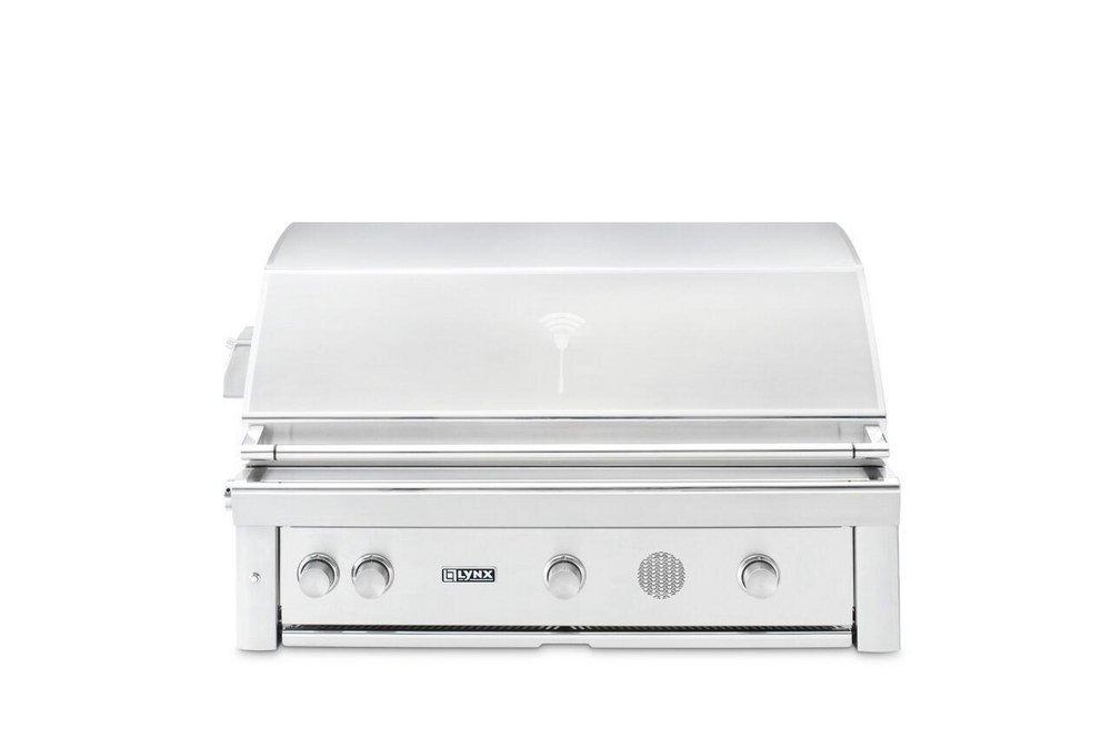 Lynx Grills Stainless Steel 27-13/16 x 25 in. 69000 BTU Hot Surface Ignition 3-burner Built-in Smart Grill 