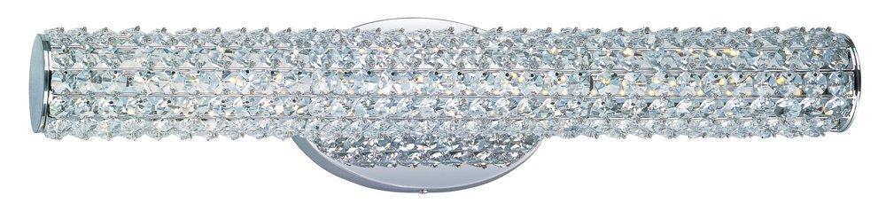 Maxim Lighting&reg; Polished Chrome 12W 1-Light Linear LED Bath Light 