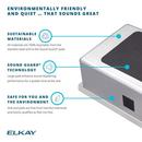 Elkay Lustrous Satin 23-5/8 x 21-1/4 in. No Hole Stainless Steel Single Bowl Undermount Kitchen Sink 