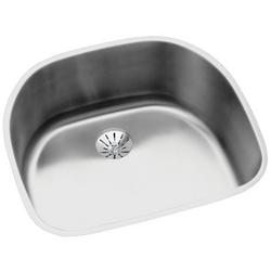 23-5/8 in. Undermount Stainless Steel Single Bowl Kitchen Sink in Lustrous Satin