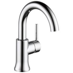 Single Handle Monoblock Bathroom Sink Faucet in Chrome