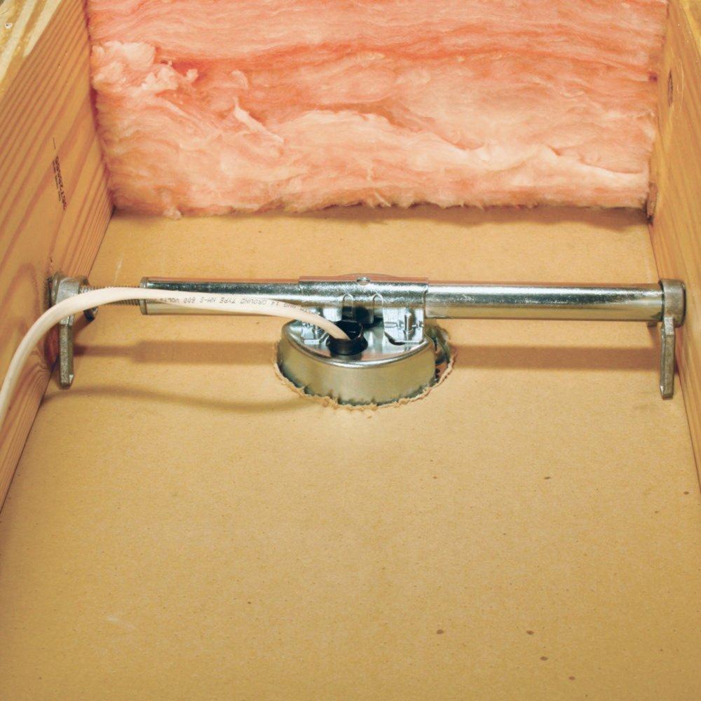 RACO Silver Round Ceiling Fan Box 