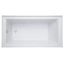 Signature Hardware White 60 x 32 in. Air Bath Alcove Bathtub Left Drain 