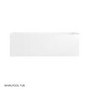 Signature Hardware White 72 x 36 in. Whirlpool Drop-In Bathtub with End Drain 