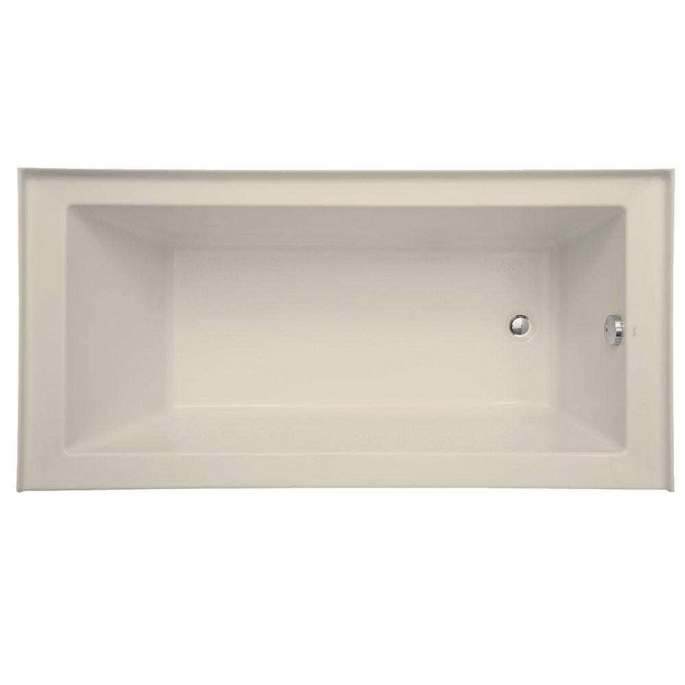 Signature Hardware Biscuit 60 x 30 in. Soaker Alcove Bathtub in Biscuit 