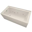 60 x 30 in. Whirlpool Alcove Bathtub Left Drain in Biscuit
