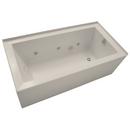 60 x 30 in. Whirlpool Alcove Bathtub Right Drain in Biscuit