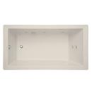 60 x 32 in. Whirlpool Drop-In Bathtub with End Drain in Biscuit