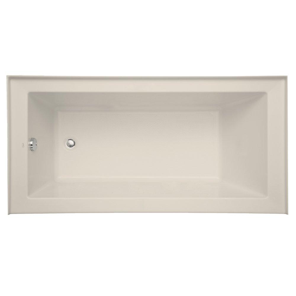 Signature Hardware Biscuit 60 x 30 in. Soaker Alcove Bathtub in Biscuit 