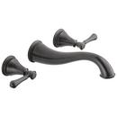 Delta Faucet Venetian Bronze Two Handle Widespread Bathroom Sink Faucet 