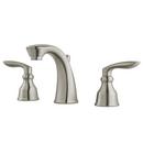 Pfister Brushed Nickel Two Handle Widespread Bathroom Sink Faucet 