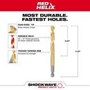 19/64 SHOCKWAVE IMPACT DUTY RED HELIX TITANIUM DRILL BIT 