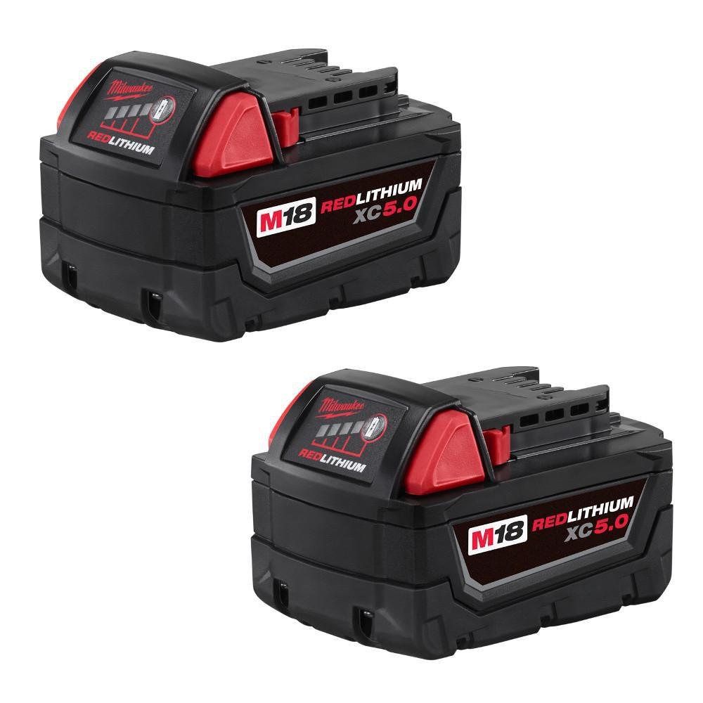 Milwaukee® Black REDLITHIUM™ Battery (Pack of 2) 