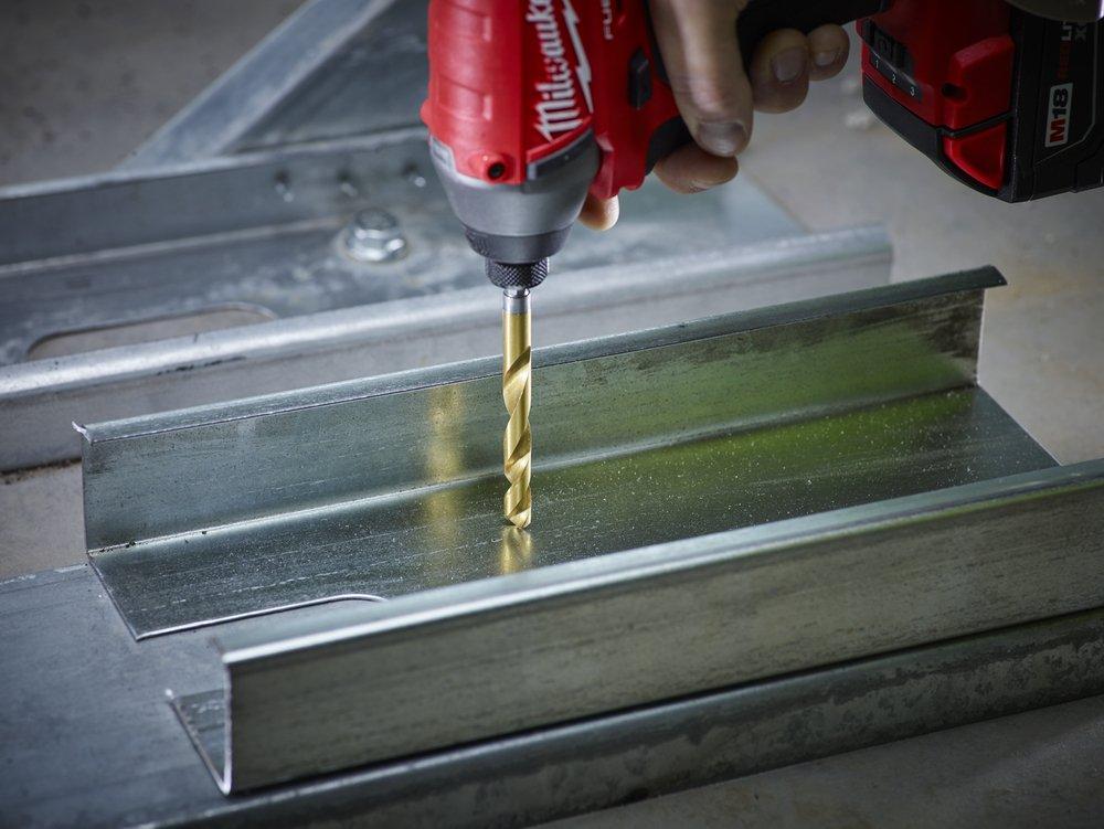 Milwaukee&reg; Silver 3/8 x 1/4 in. Hex Twist 1 Piece 