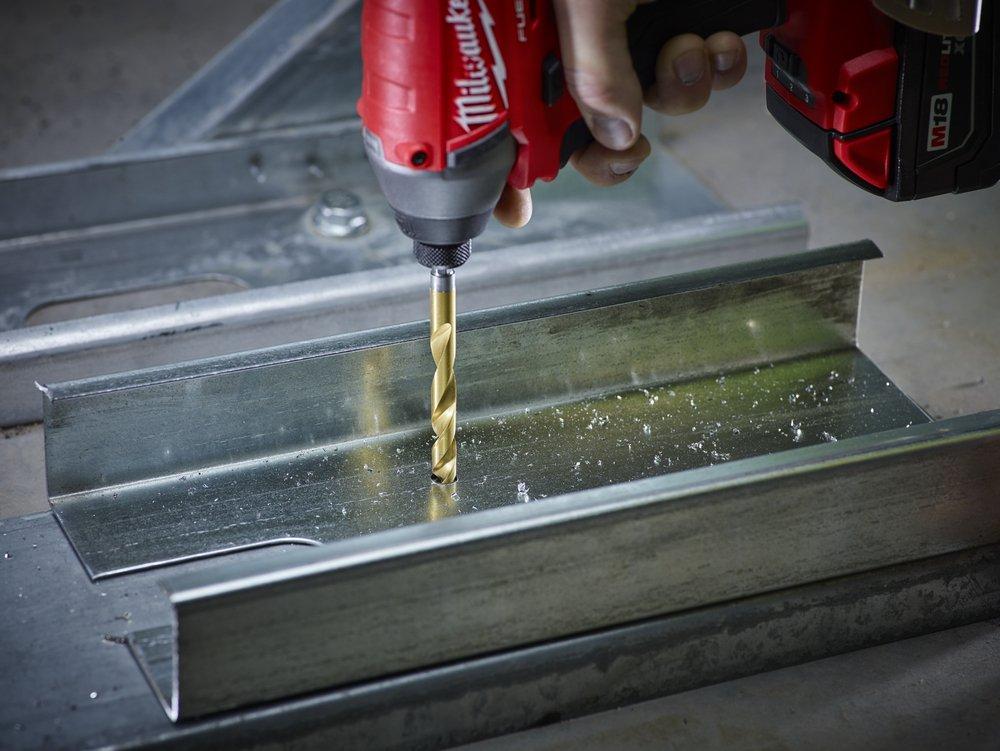 Milwaukee&reg; Silver 3/8 x 1/4 in. Hex Twist 1 Piece 