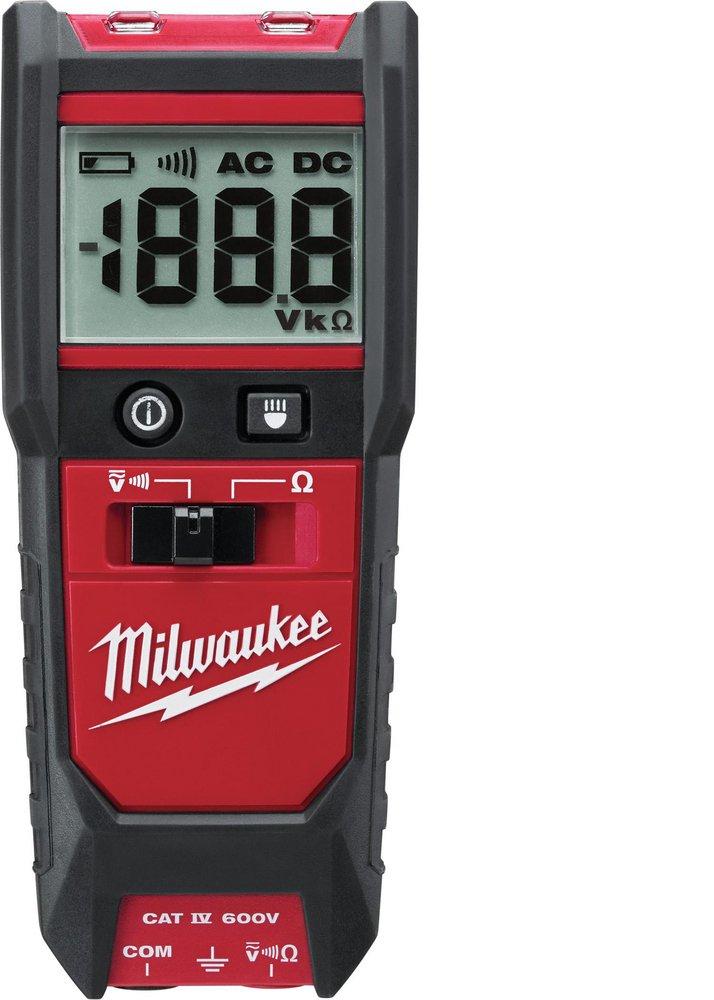 Milwaukee&reg; Black Auto Voltage or Continuity Tester with Resistance 