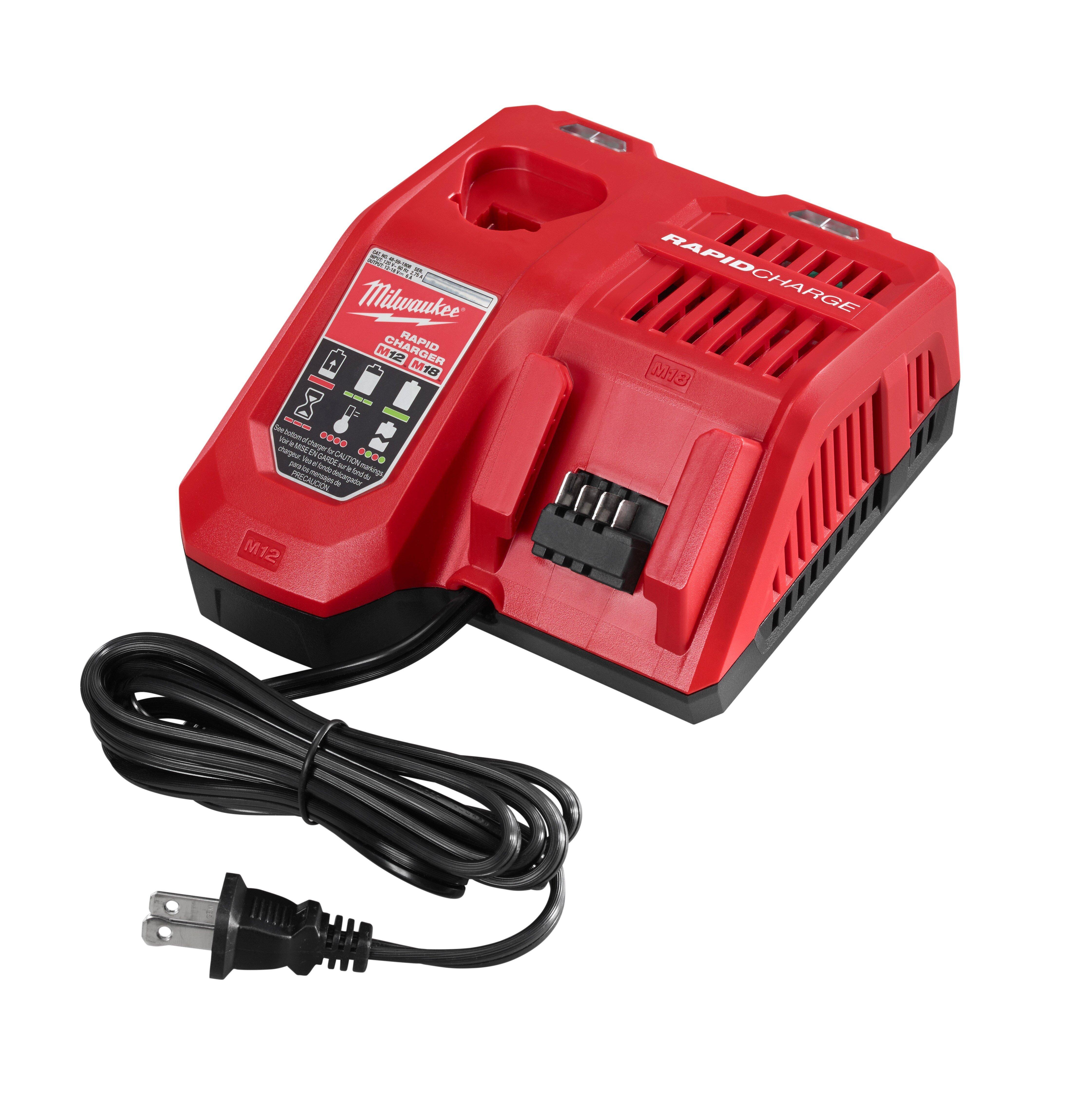 Milwaukee&reg; Silver Rapid Charger 