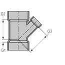 Spears&reg; Manufacturing Company Grey Hub CPVC Wye 