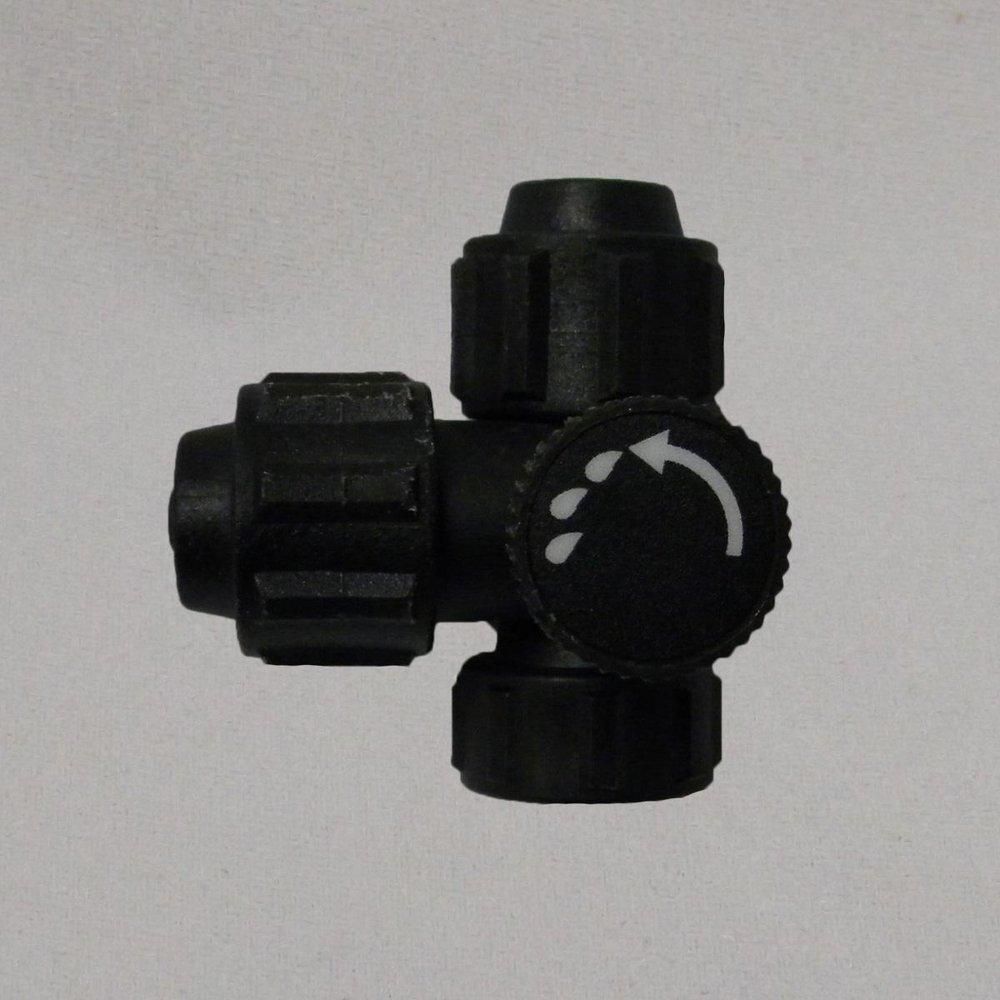 Pulsafeeder OD Tube Glass-Filled Polypropylene and PTFE Bleed Valve Assembly for Pulsatron K2-PTC1, K2-PTT1, K3-PTC1, K3-PTT1, K4-PTC1, K4-PTT1, PTCH and PTCJ Wet End Pumps 