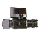 PROFLO® Chrome Plated F1960 x OD Tube Lever Straight Supply Stop Valve in Chrome Plated 