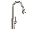 Single Handle Pull Down Kitchen Faucet in Spot Resist™ Stainless