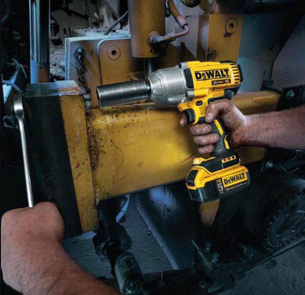 DEWALT Yellow 20V Impact Wrench Kit 
