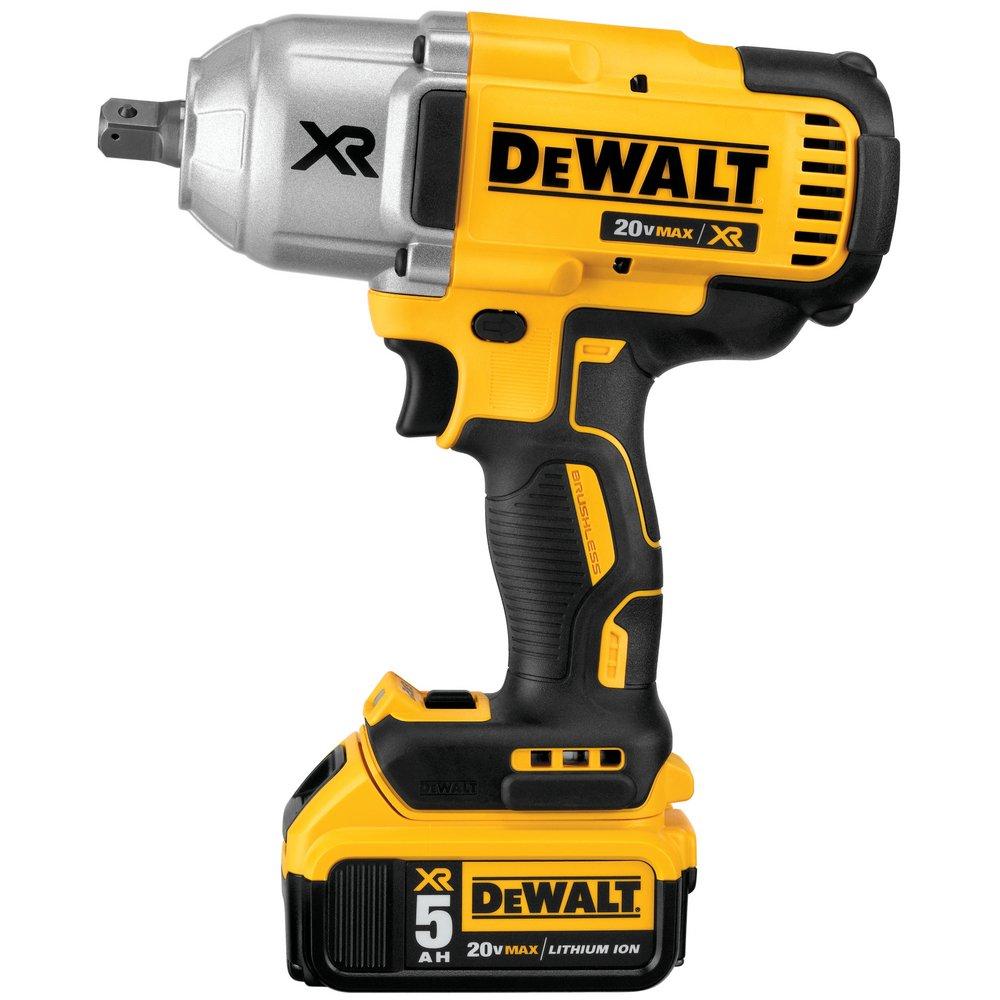 DEWALT Yellow/Black 20V Impact Wrench Kit 