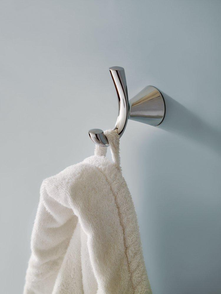 Moen Polished Chrome 2 Robe Hook 