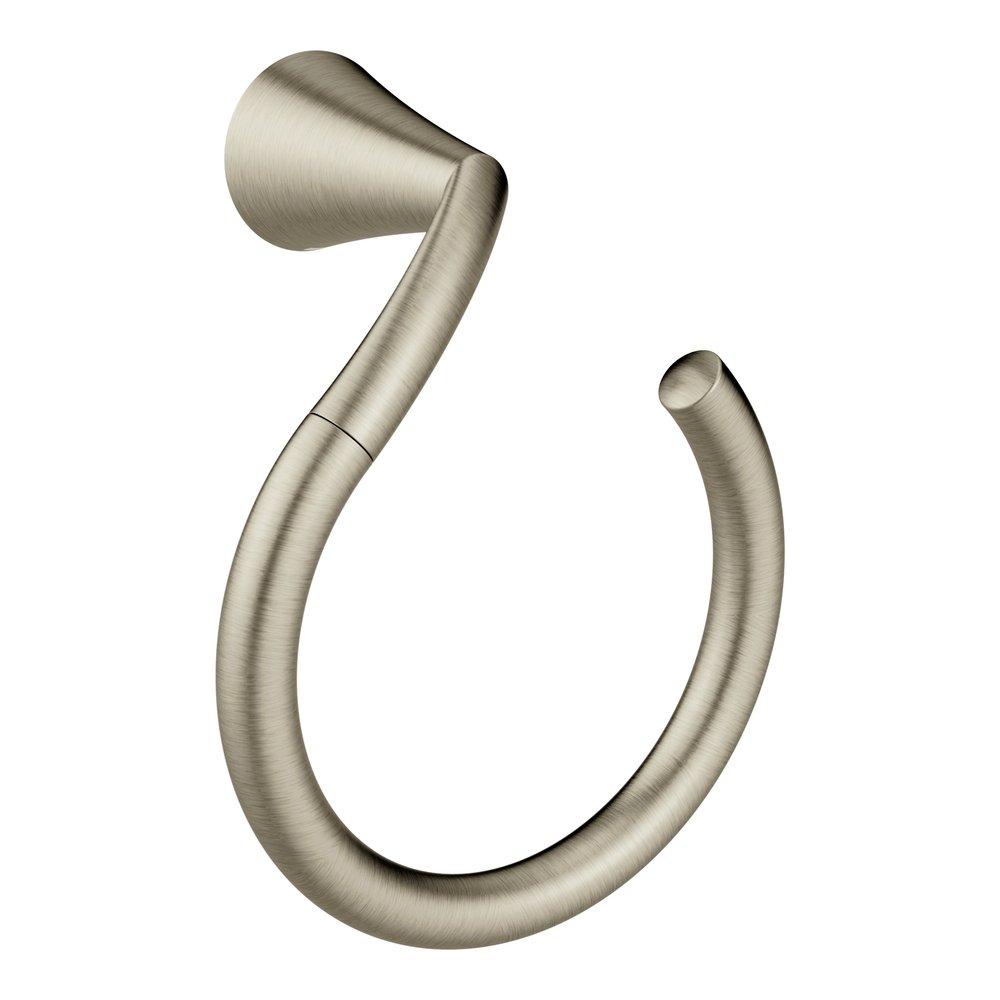Moen Brushed Nickel Round Open Towel Ring 