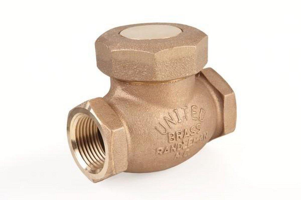 United Brass Works Bronze Threaded Spring Check Valve 