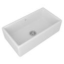 33 x 18 in. Fireclay Single Bowl Farmhouse Kitchen Sink in White