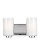 Feiss Satin Nickel 75W 2-Light Medium E-26 Incandescent Vanity Fixture 