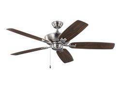 52 in. 5-Blade Ceiling Fan in Brushed Steel