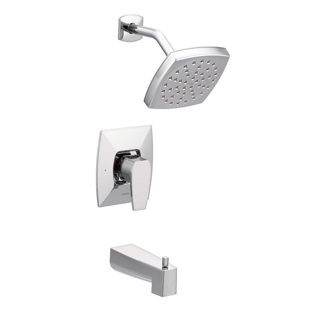 Moen Polished Chrome Single Handle Single Function Bathtub & Shower Faucet (Trim Only) 