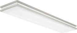 64W LED Flushmount Ceiling Fixture in Brushed Nickel