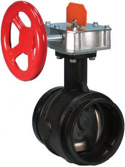 6 in. Ductile Iron Grooved EPDM Seat Hand Wheel Butterfly Valve