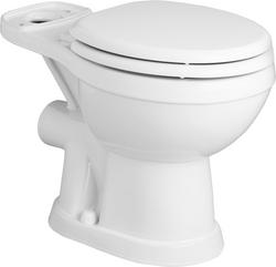 Round Toilet Bowl in White