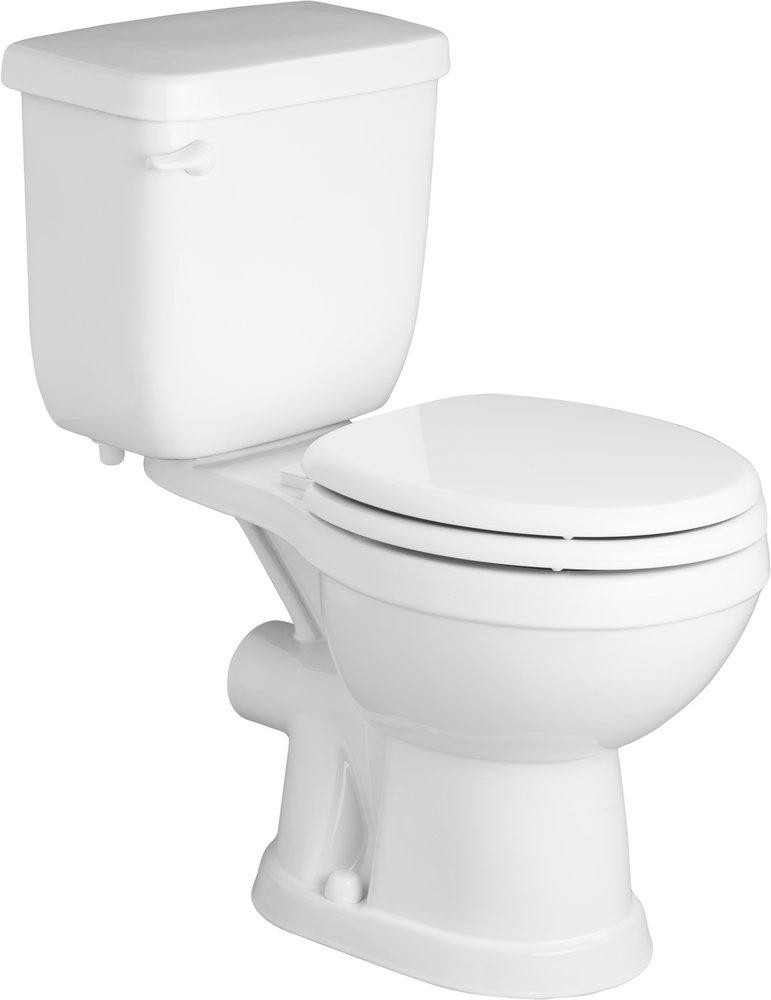 SFA SANIFLO White 1.28 gpf Round Floor Mount Toilet Bowl 